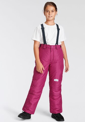 SCOUT Regular Outdoorhose in Pink: predná strana