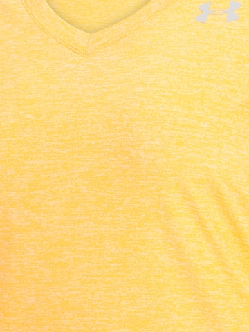 T-shirt fonctionnel 'Tech' UNDER ARMOUR en jaune
