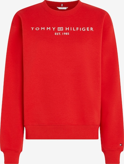 TOMMY HILFIGER Sweatshirt in rot / weiß, Produktansicht