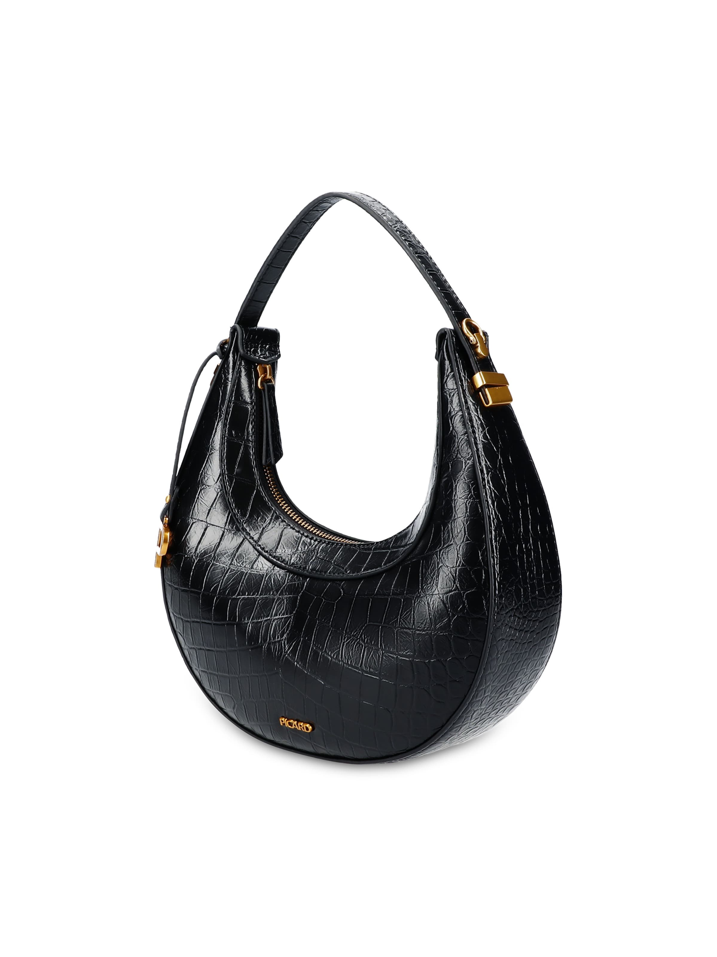 Picard Schultertasche in Schwarz