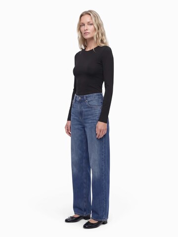 Wide Leg Jean Calvin Klein Jeans en bleu