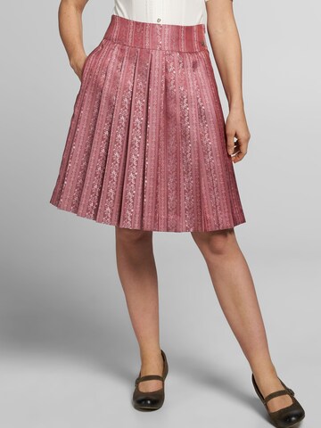 SPIETH & WENSKY Traditional Skirt 'Amira' in Pink: front