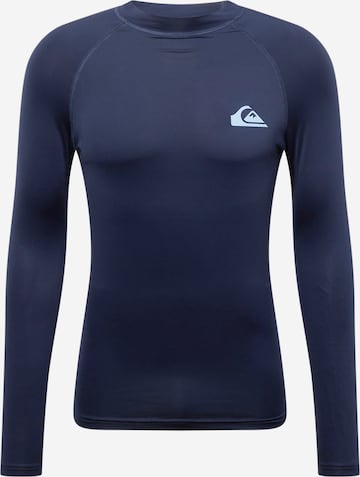 QUIKSILVER - Camiseta funcional en azul: frente