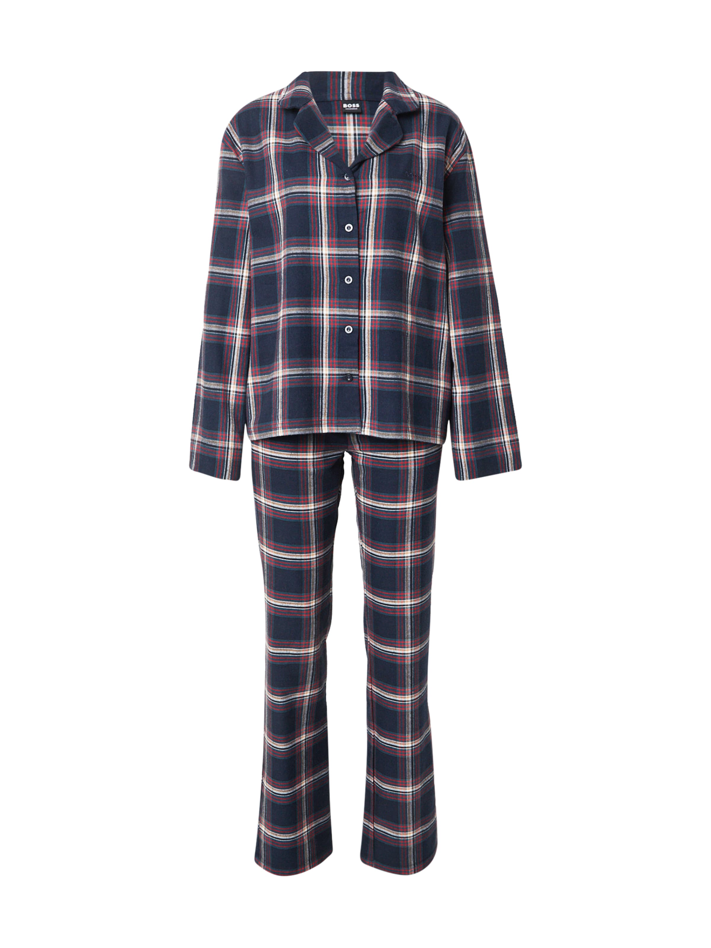 BOSS Pyjamas 'Holiday' i grøn: forside