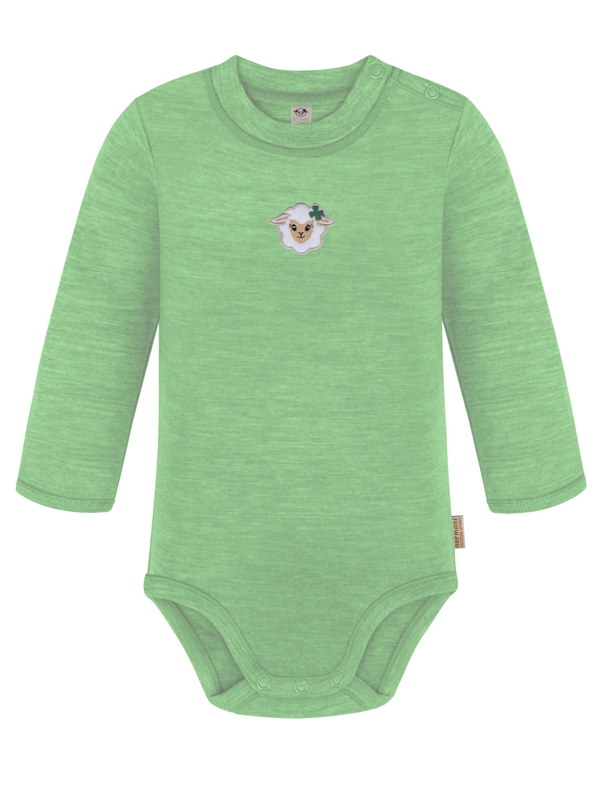 Barboteuse / body normani en vert : devant