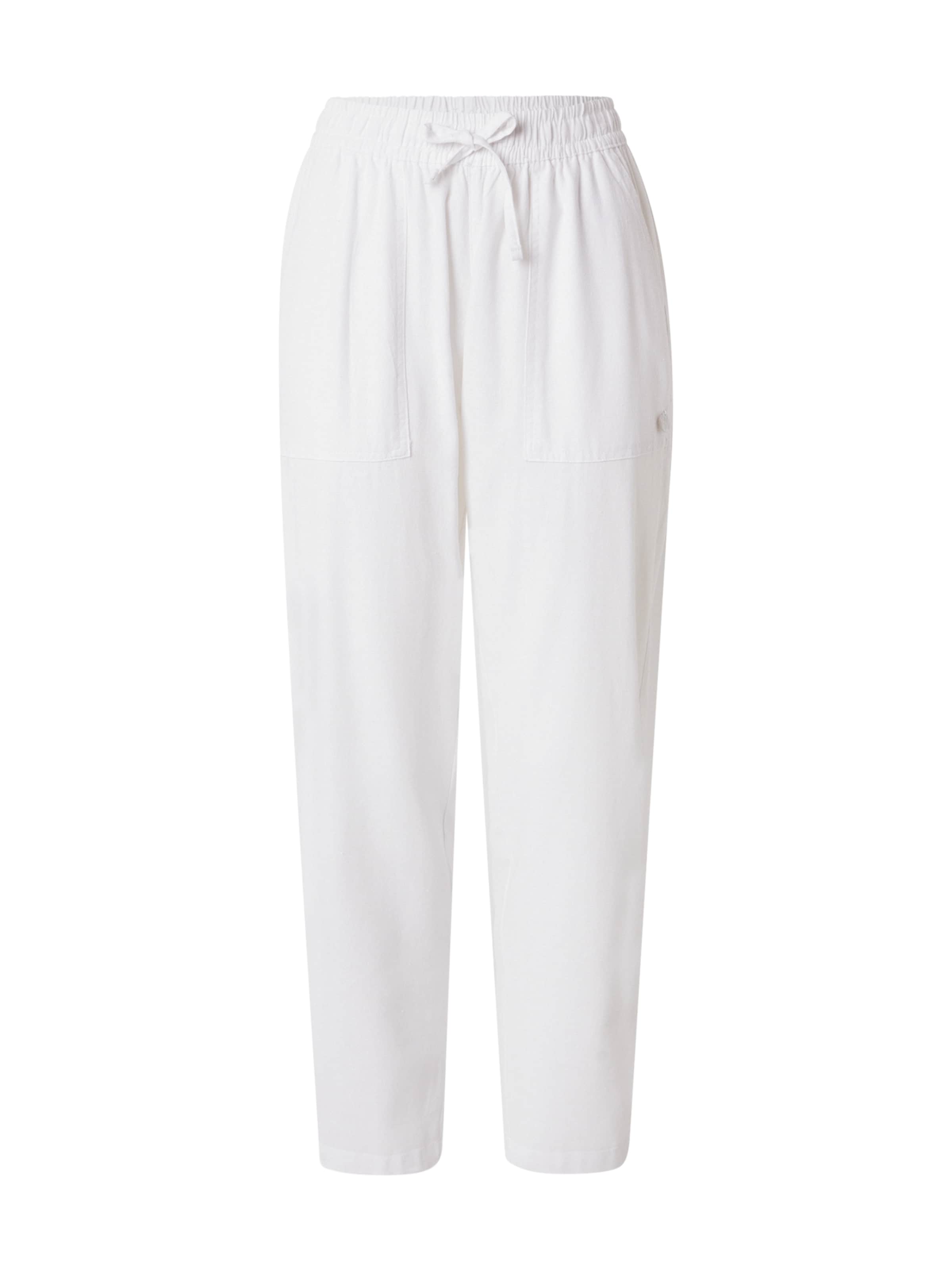 Eight2Nine Regular Trousers in White: front