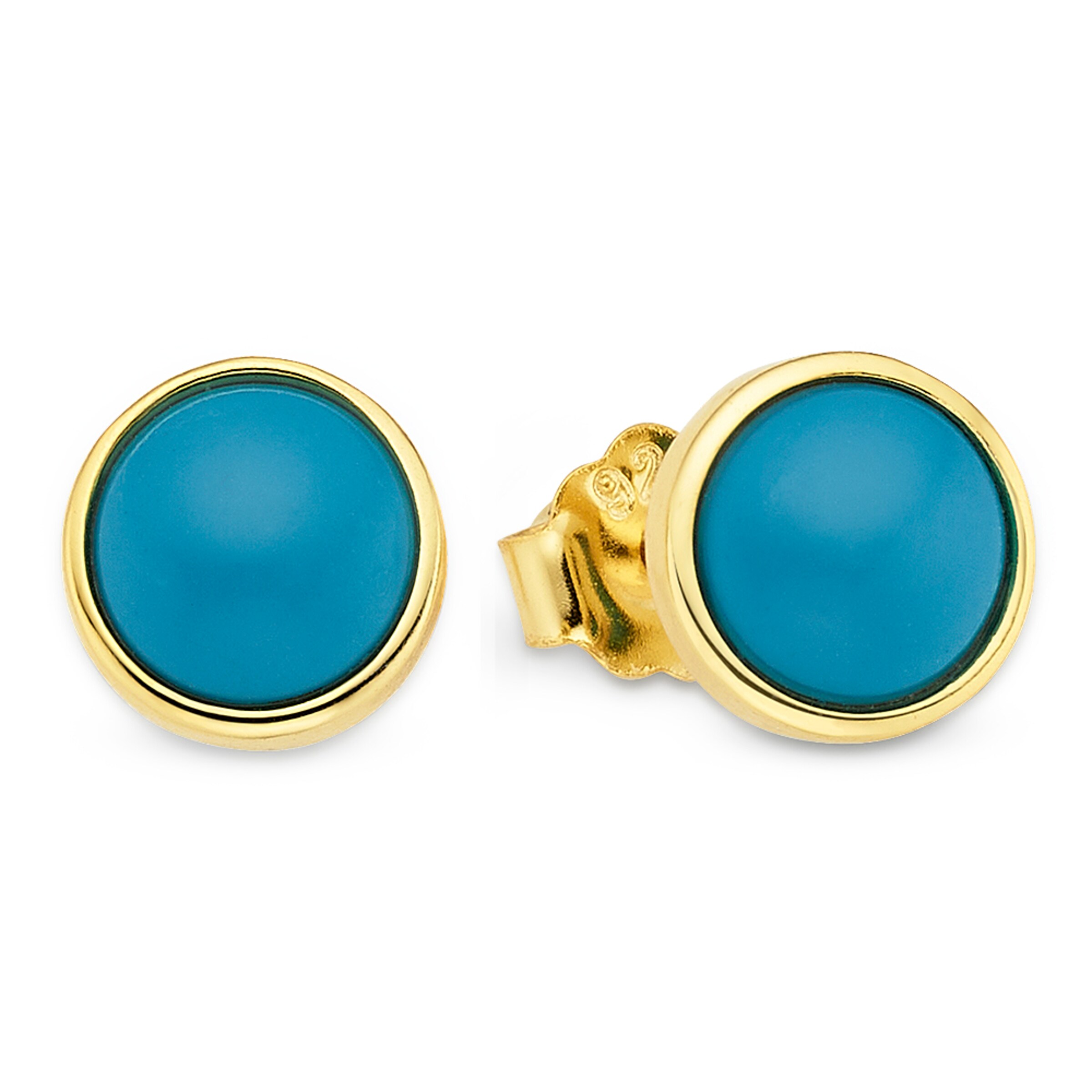 Aniston Earrings in Gold: front