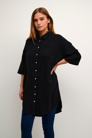 Kaffe Blouse 'Vafla' in Zwart: voorkant