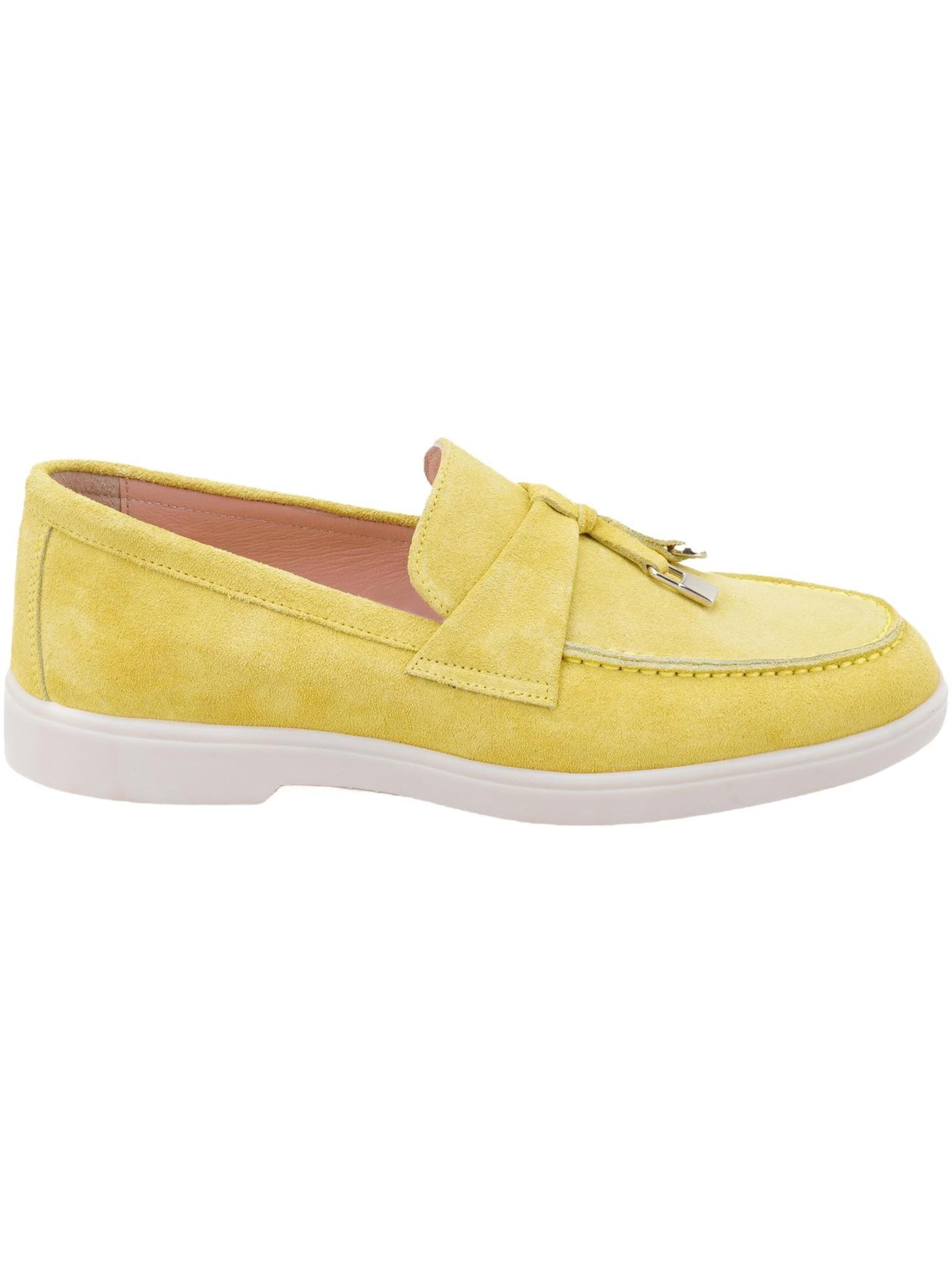 Desa Moccasins 'Slip-Ons' in Yellow