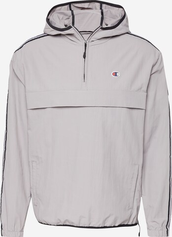 Champion Authentic Athletic Apparel Athletic Jacket in Grey: front