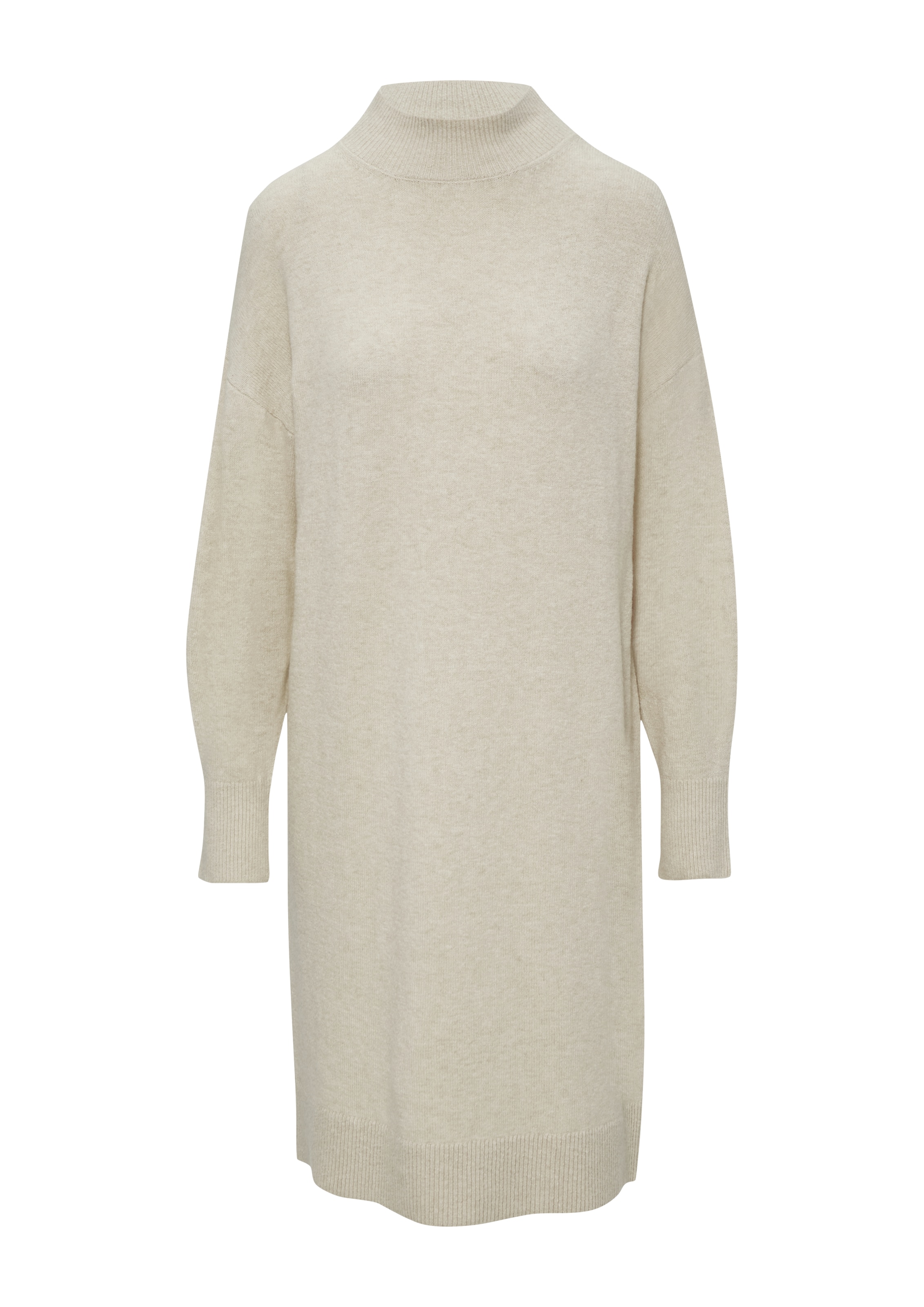 Robes en maille s.Oliver en beige : devant
