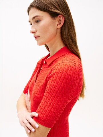 Robes en maille TOMMY HILFIGER en orange