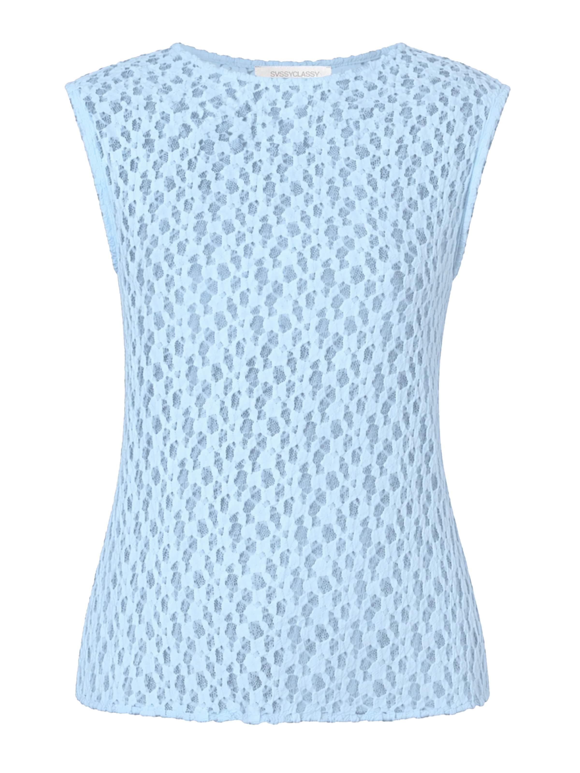 SASSYCLASSY Top‌‌ in Blau: Vorderseite