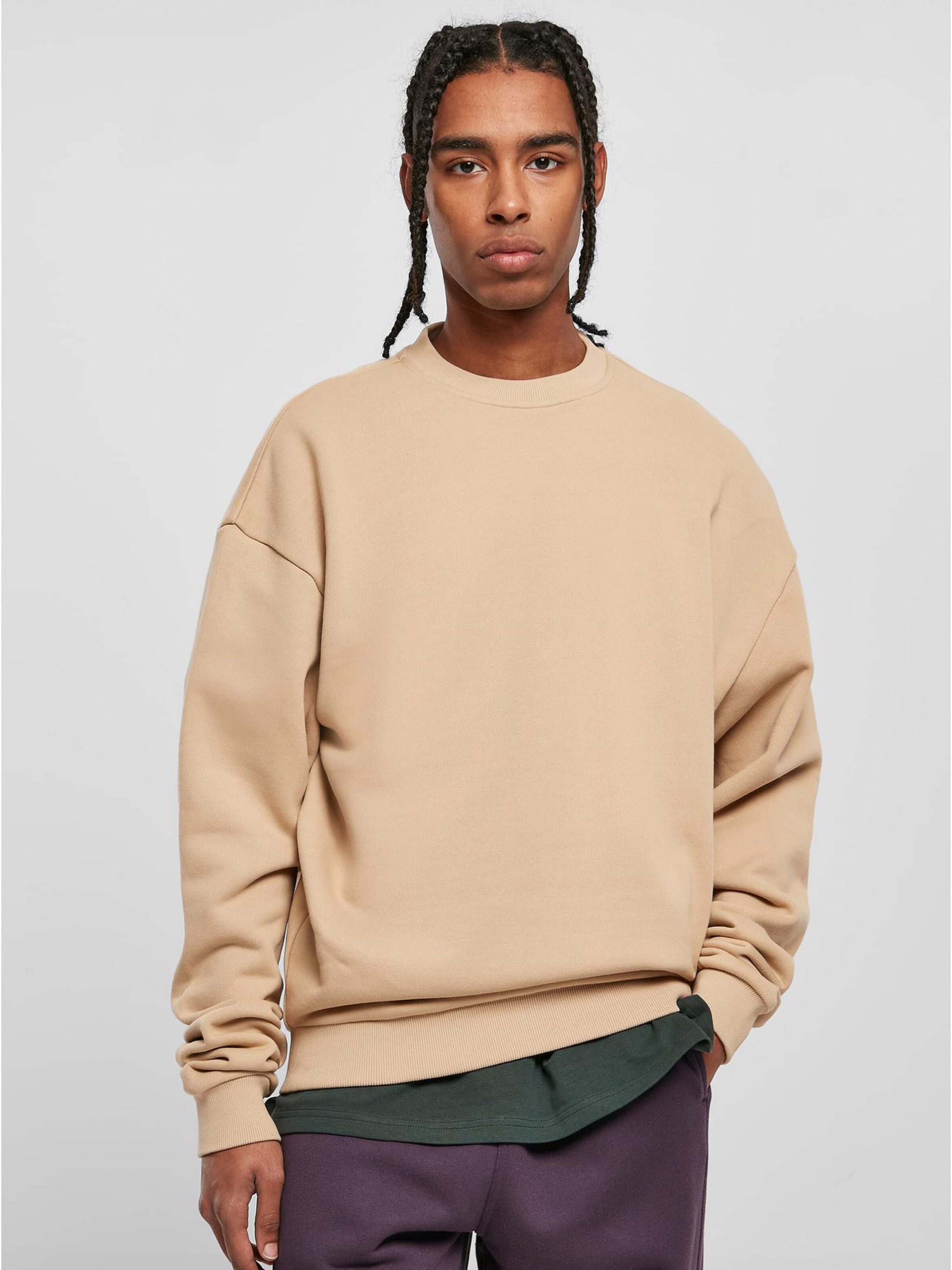 Urban Classics Sweatshirt in Dark Beige ABOUT YOU