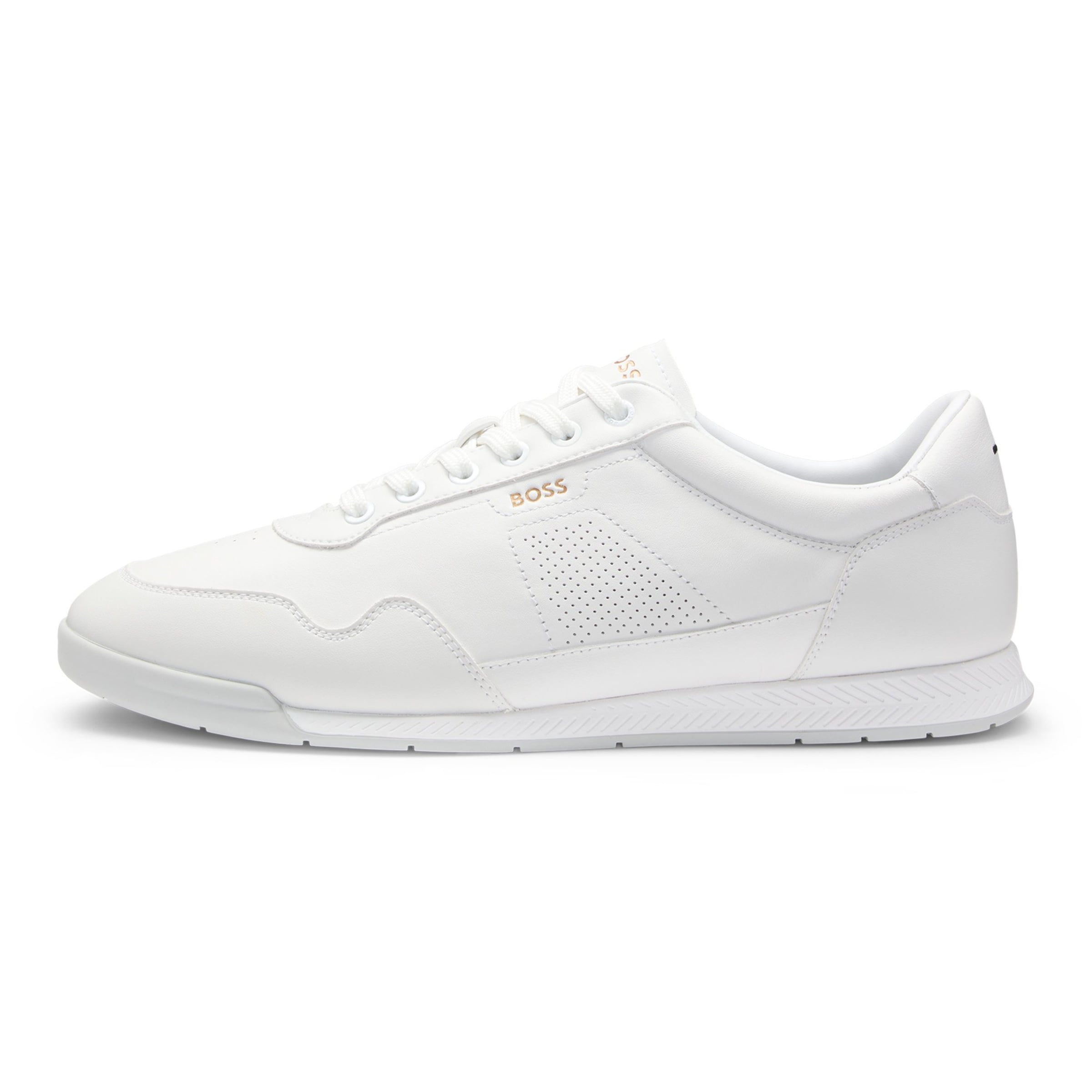 BOSS Sneakers 'Nitan' in White: front