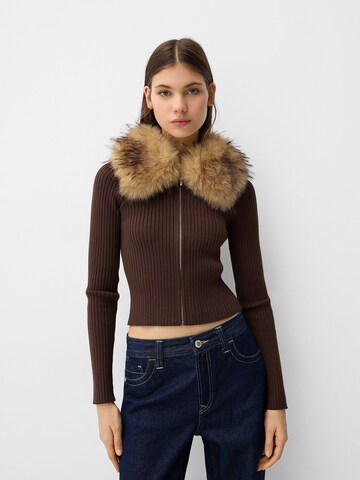 Bershka Cardigan i brun: forside