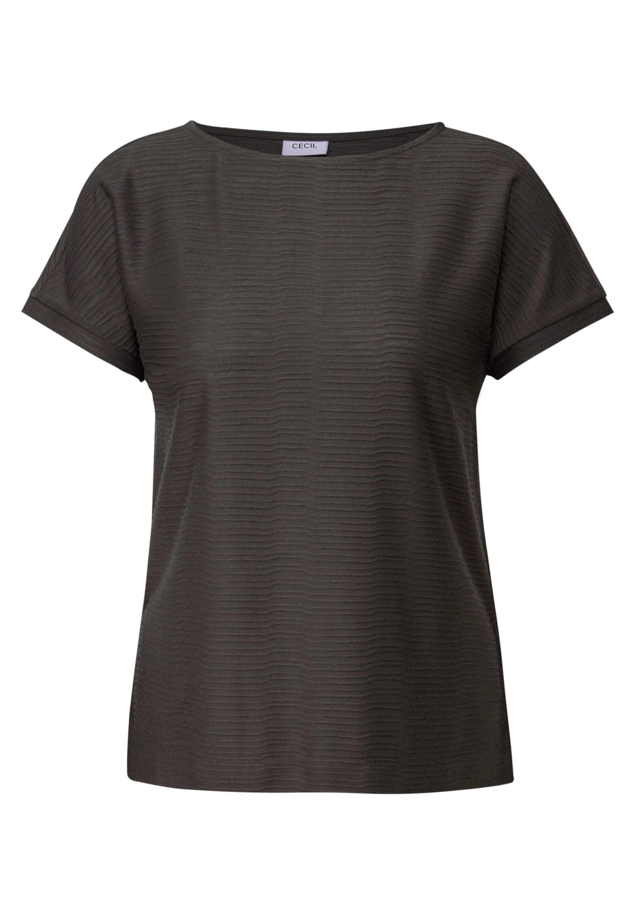 CECIL T-Shirt in Braun: Vorderseite