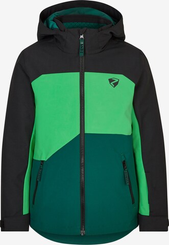 ZIENER Athletic Jacket 'ANDERL' in Green: front