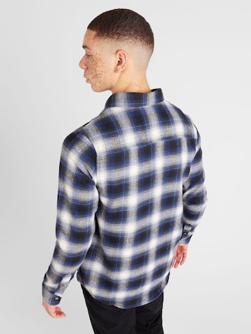 BRAVE SOUL Regular fit Button Up Shirt in Blue