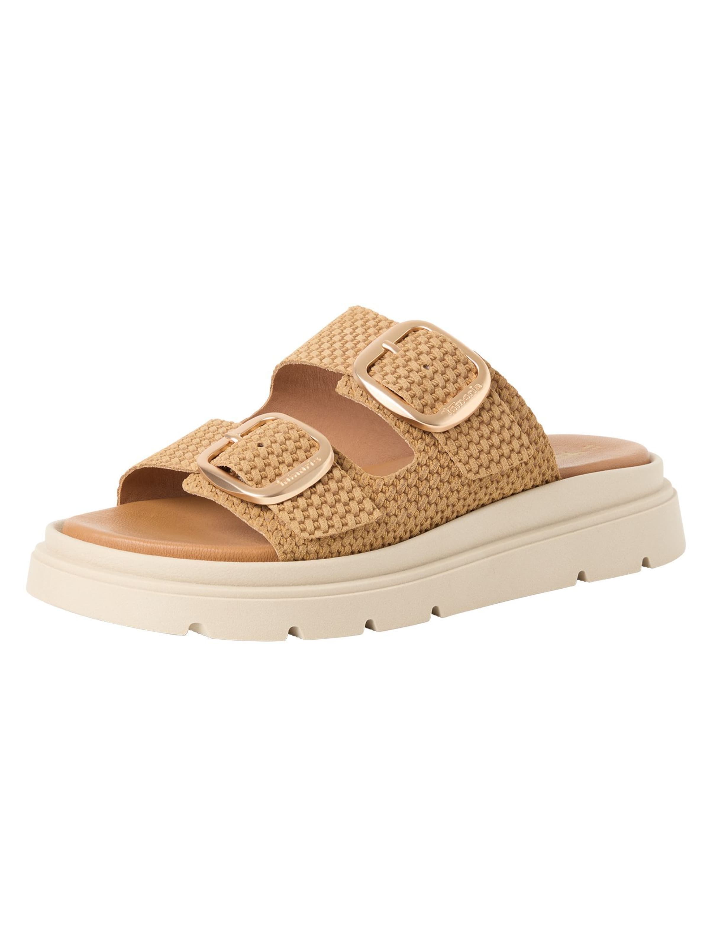 Tamaris Pantolette in Braun: Vorderseite