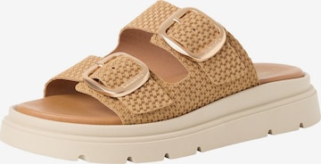 Tamaris Pantolette in Braun: Vorderseite