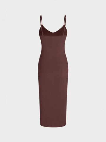 Hiccup Dress 'Midi' in Brown