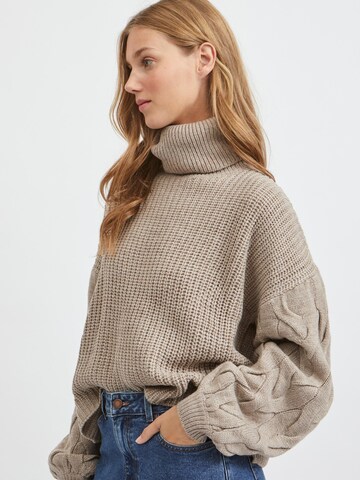 VILA Sweater 'Oa' in Beige