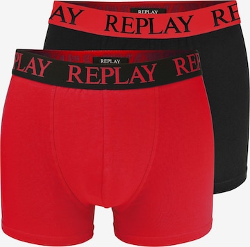 Pantaloncini intimi sportivi di REPLAY in rosso: frontale