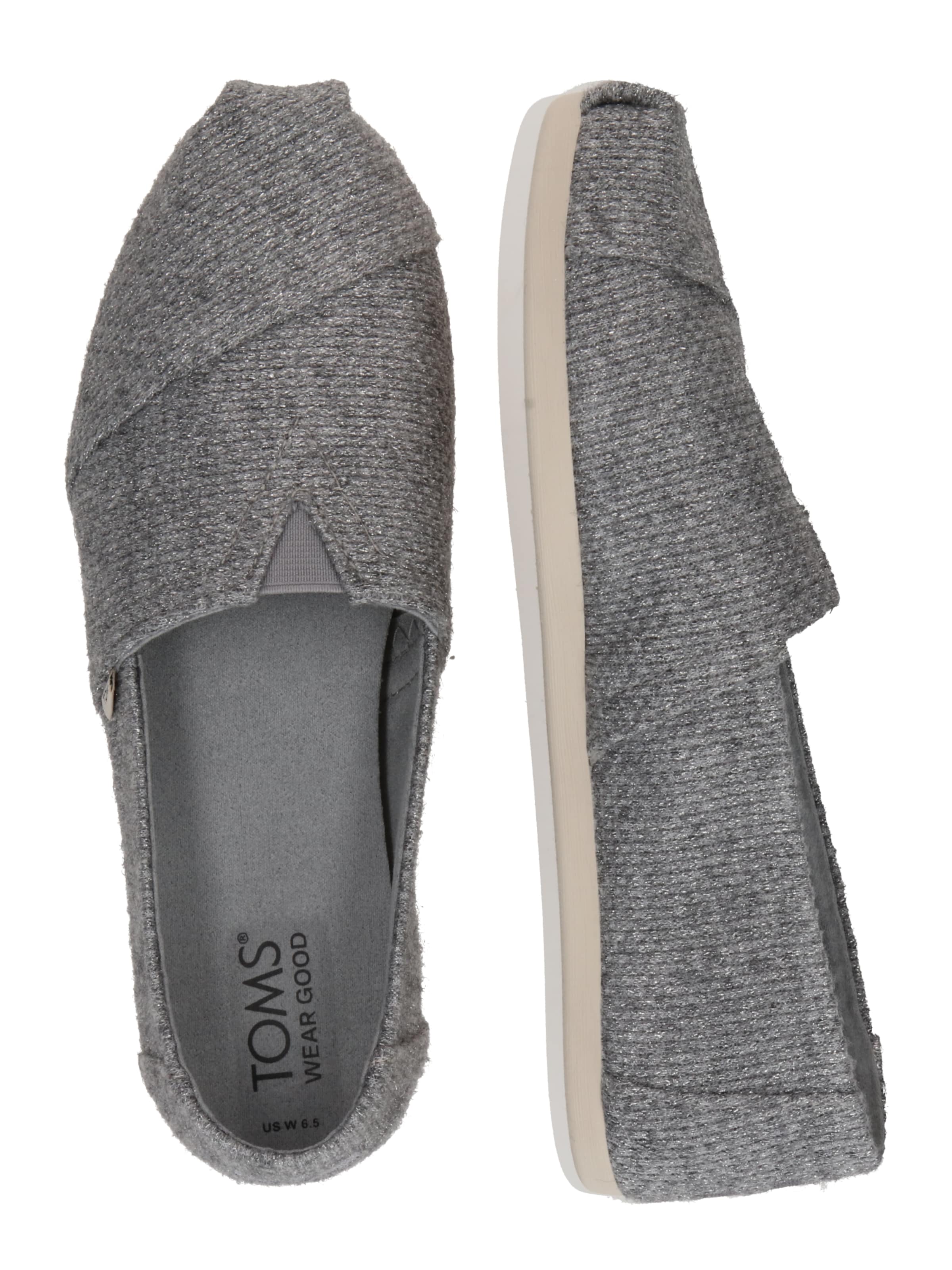 TOMS Espadrilles - szürke: oldalt