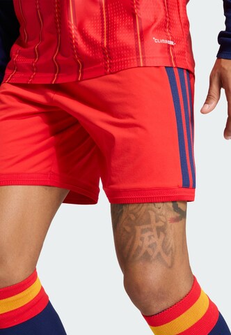 ADIDAS PERFORMANCE Regular Sportbroek 'Spanien 26 Authentic' in Rood