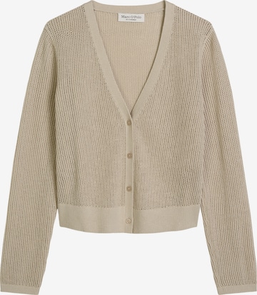 Cardigan Marc O'Polo en beige : devant