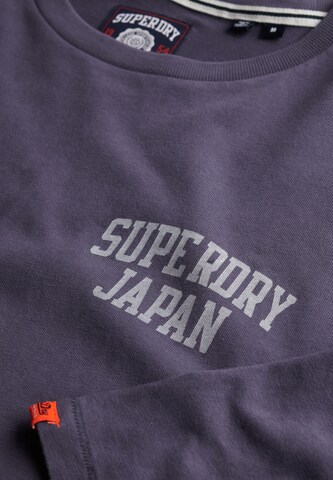 T-Shirt 'Athletic Essentials' Superdry en violet