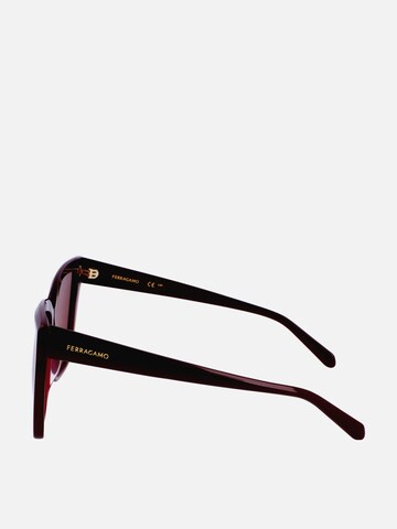 FERRAGAMO Zonnebril in Rood