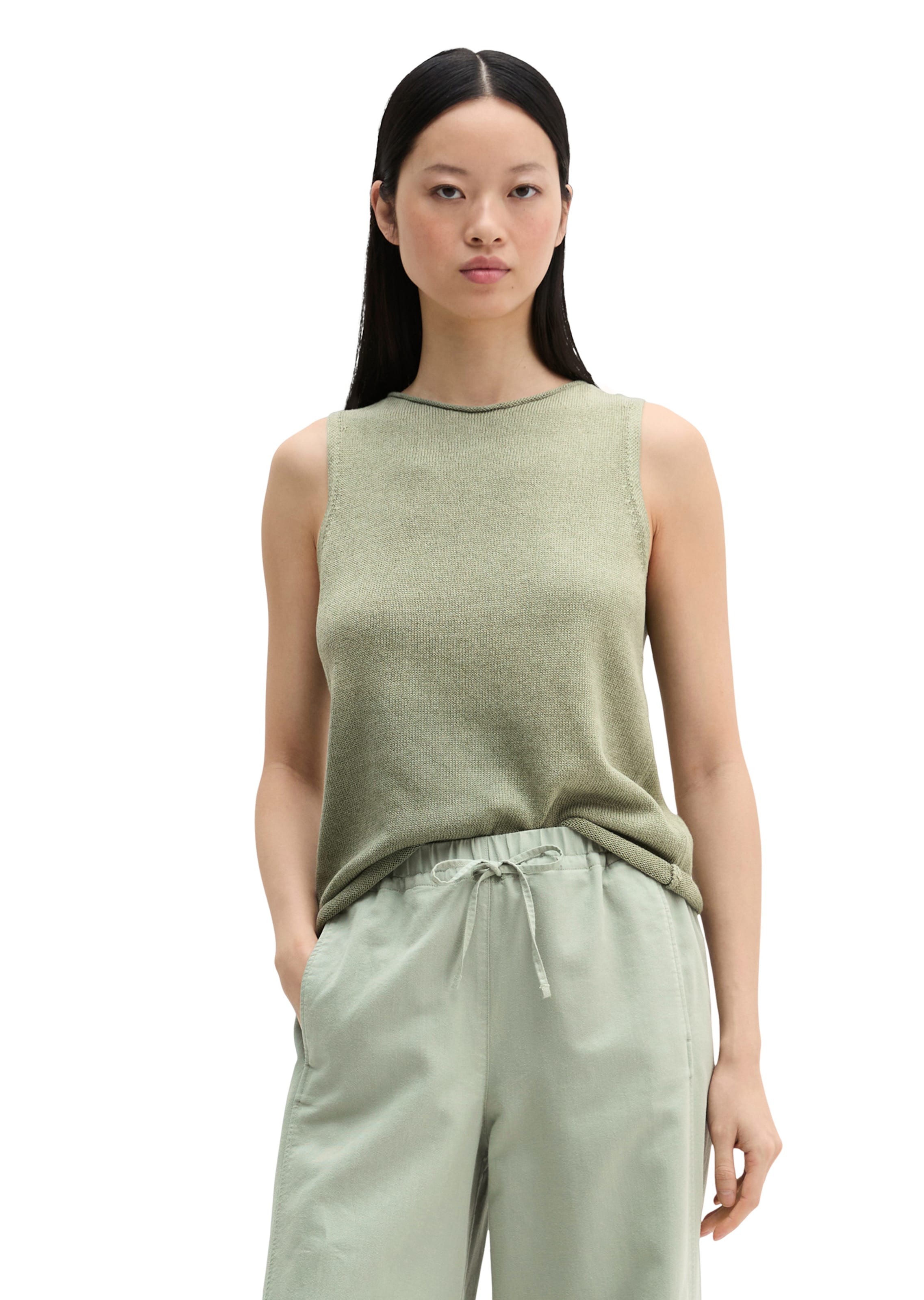 Marc O'Polo Knitted top in Green: front