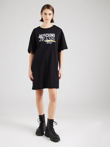 Moschino JeansHaljina - crna boja: prednji dio