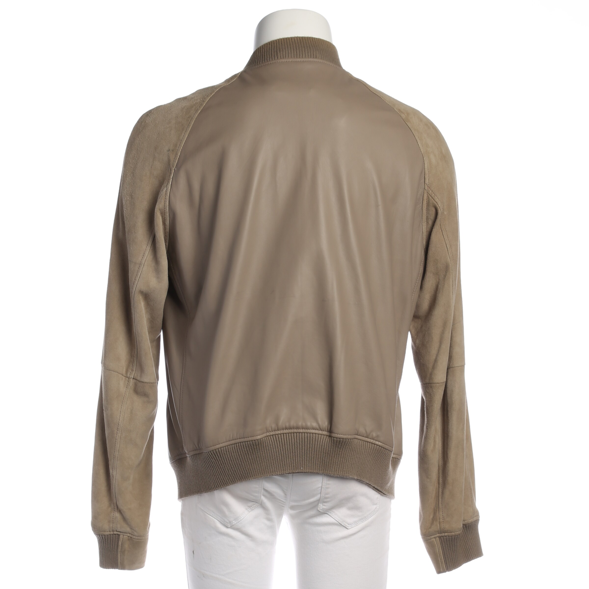 Alexander McQueen Lederjacke / Ledermantel M-L in Braun