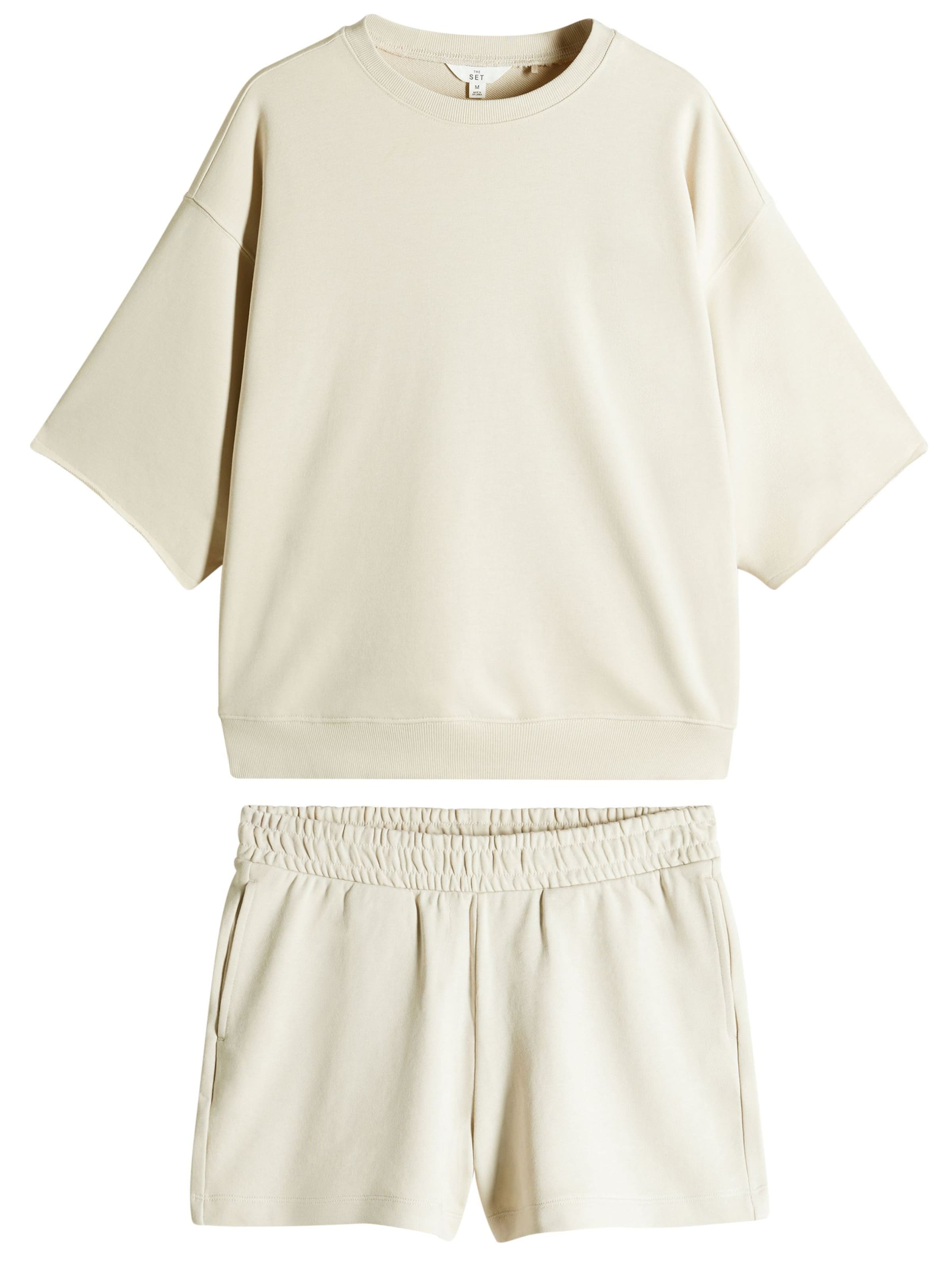 Tuta da jogging di The Set in beige: frontale