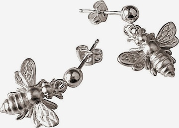 Gemshine Earrings 'Biene BEE' in Silver