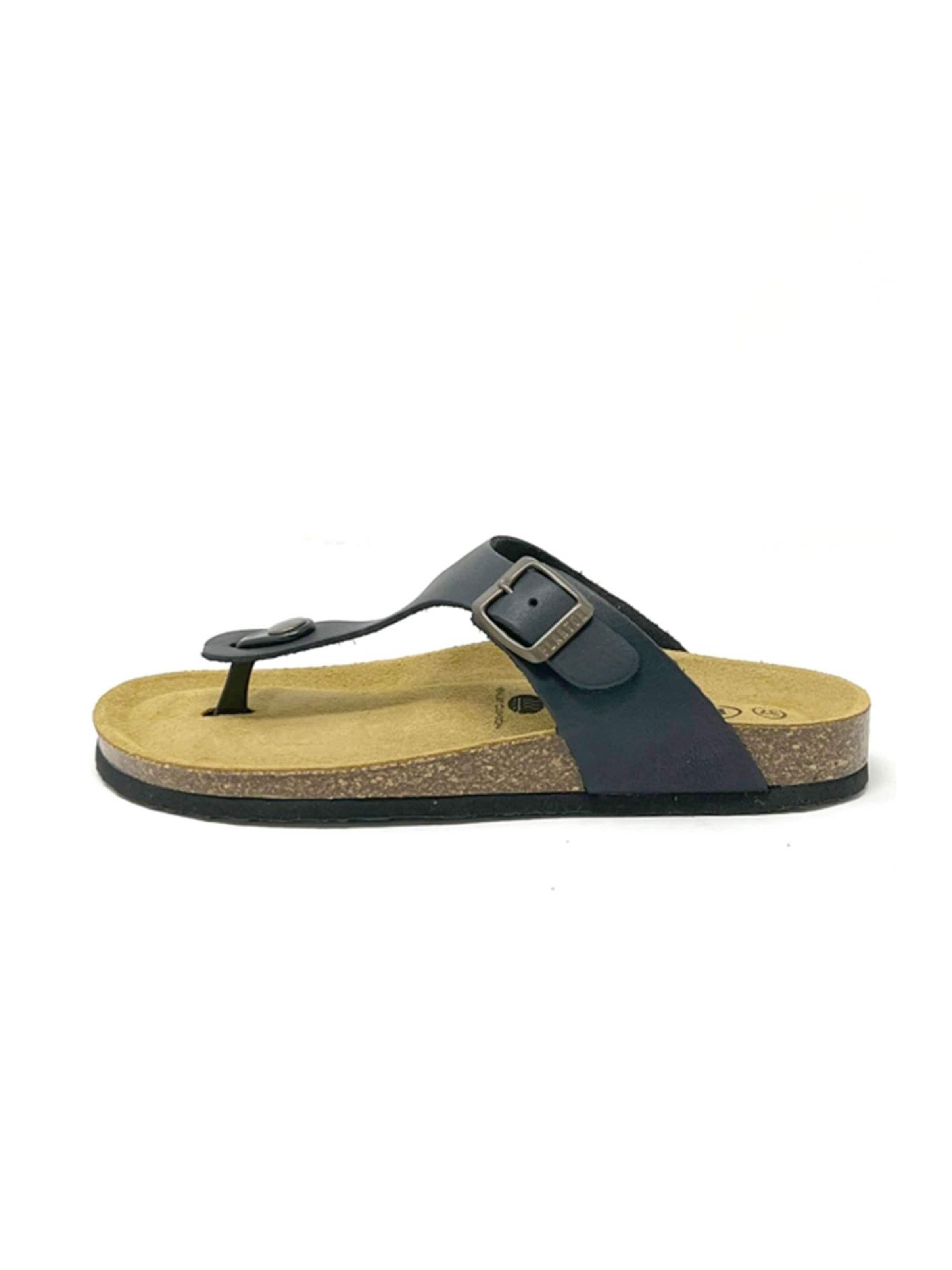 Plakton T-Bar Sandals 'Bolero' in Black: front