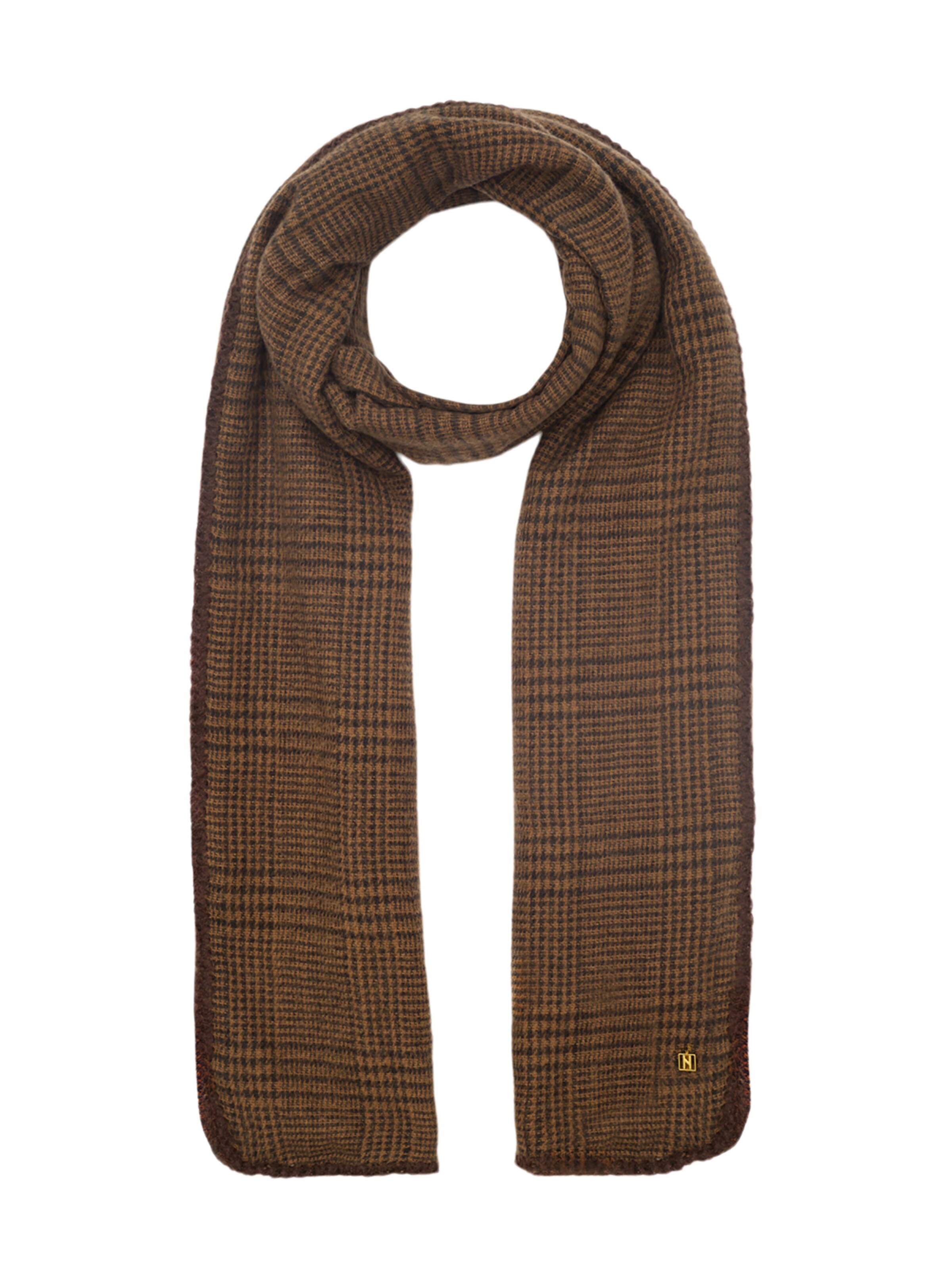 NALì Schal 'KELLY' in Braun: Vorderseite
