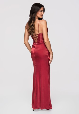Ombre Abendkleid in Rot
