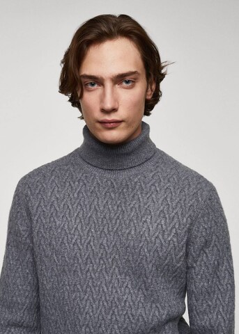 MANGO MAN Pullover 'Marias2' in Grau