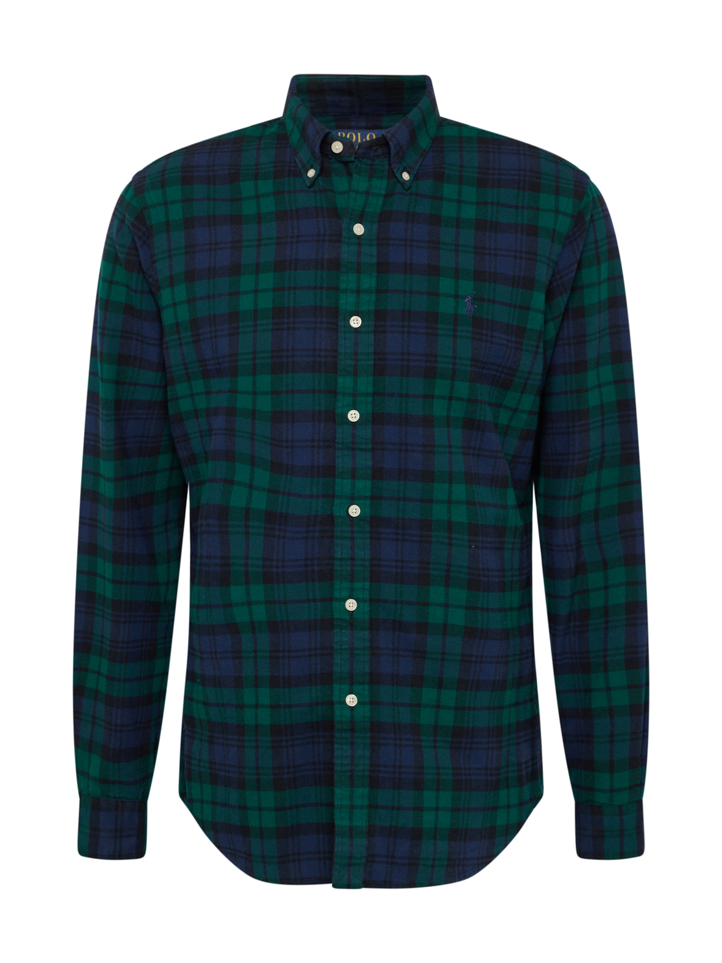 Polo Ralph Lauren - Ajuste estrecho Camisa en verde: frente