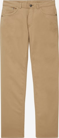 Pantalon TOM TAILOR en beige : devant