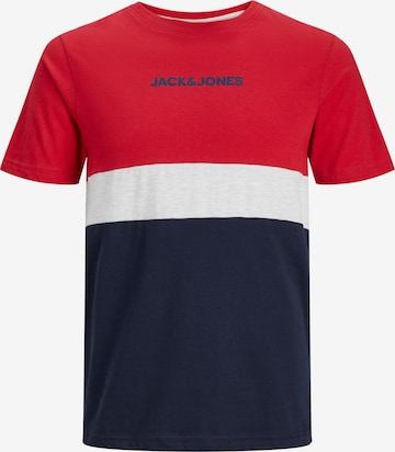 JACK & JONES T-Shirt 'REID' in Rot: predná strana