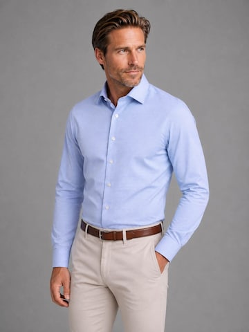 Profuomo Slim fit Button Up Shirt in Blue