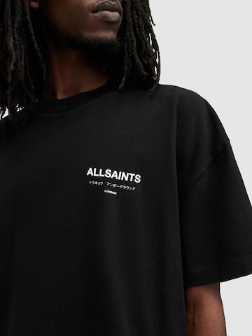AllSaints T-shirt 'Underground' i svart
