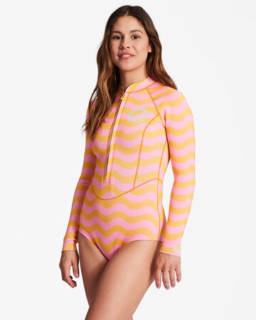 Combinaison en néoprène 'Salty Dayz' BILLABONG en orange : devant