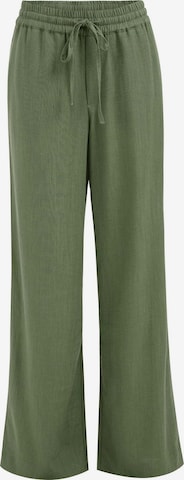 WE Fashion Pleat-front trousers in Green: front