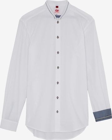 SPIETH & WENSKY Traditional Button Up Shirt 'Brambach' in White: front